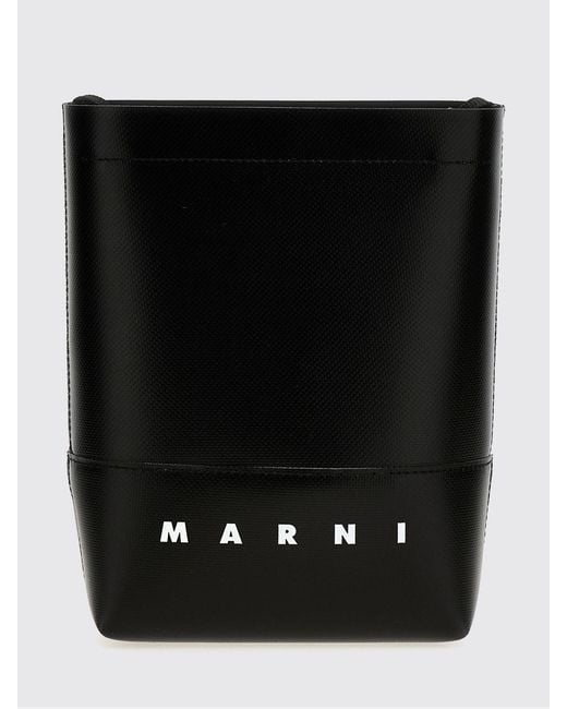 Borsa A Tracolla di Marni in Black da Uomo