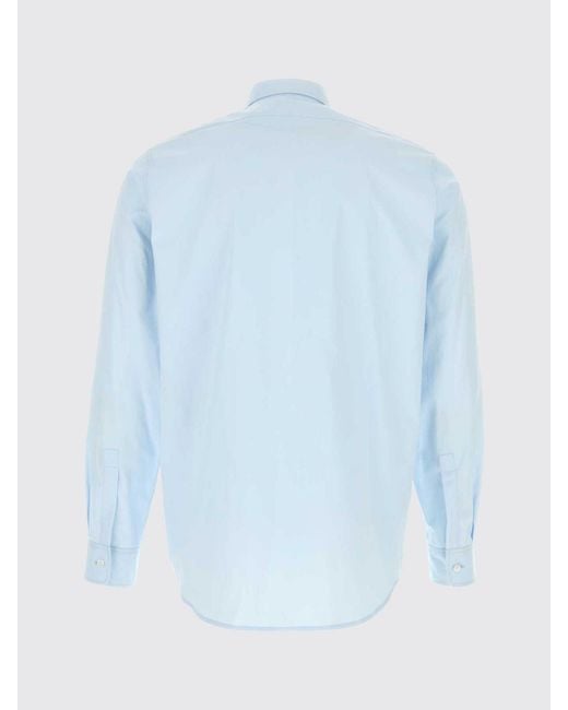 Jil Sander Blue Classic Cotton Shirt for men