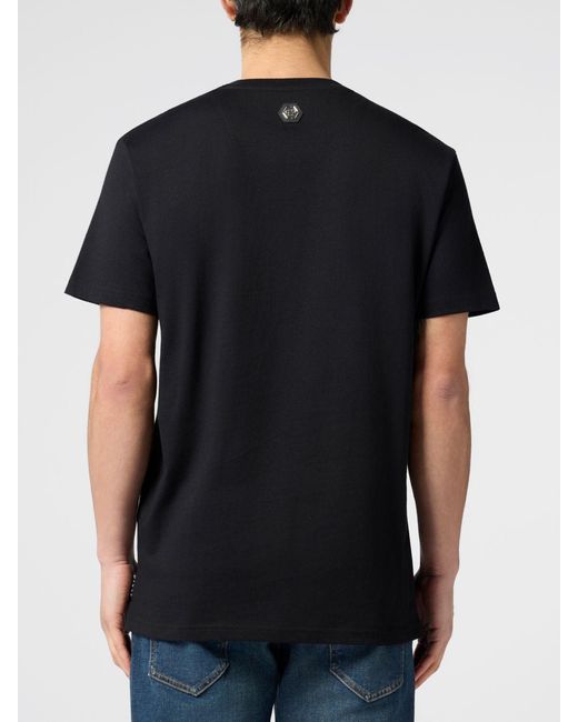 Philipp Plein Black T-Shirt for men