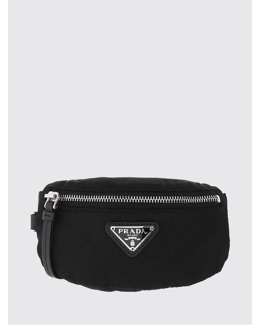 Prada Black Re-Nylon Wrist Pouch for men
