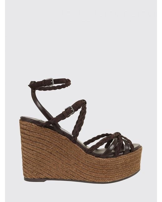 Jimmy Choo Brown Nyra Wedge Sandal