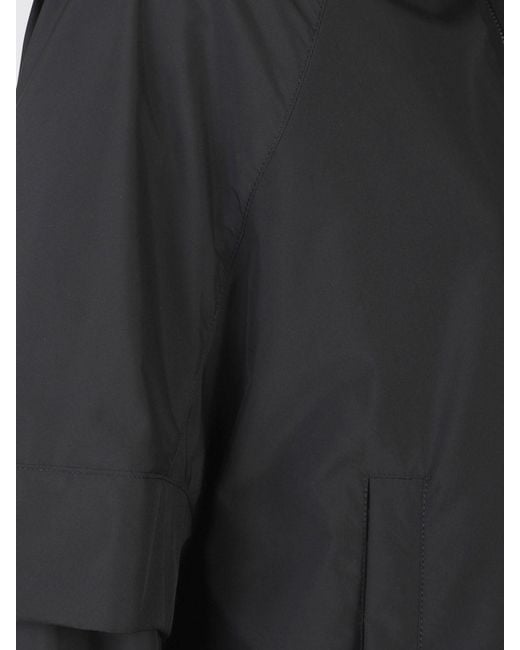 Moorer Black Talitha-Stp Waterproof Technical Fabric Jacket