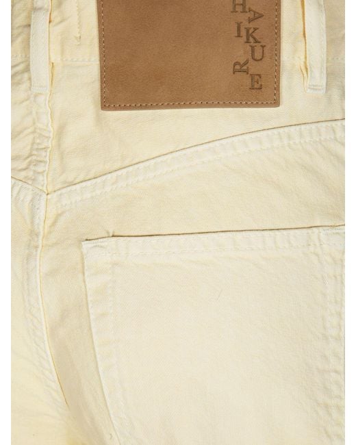 Haikure Natural Straight Cotton Denim Jeans