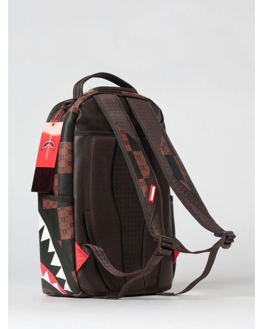 Sprayground Multicolor Enlarged Checks Paris Saffiano Coated Cotton Backpack for men