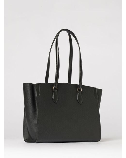 Michael Kors Black Becca Large Saffiano Leather Tote Bag