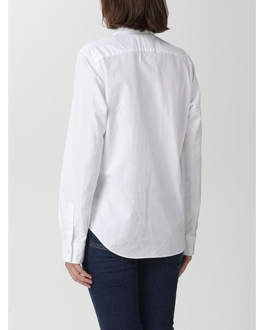 Polo Ralph Lauren White Camicia Oxford Classic-fit