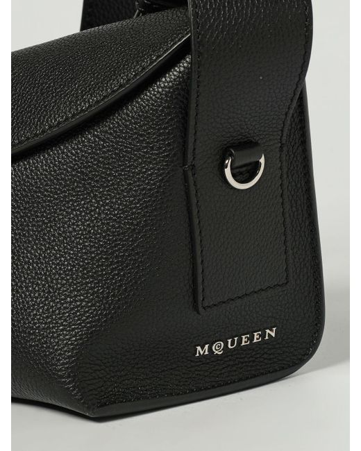 Borsa T-Bar Sling di Alexander McQueen in Black