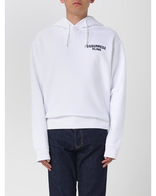 DSquared² White Sweater for men
