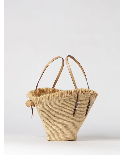 Michael Kors Natural Isa Raffia Bag