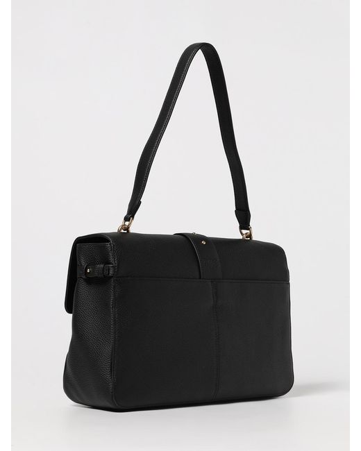 Pinko Black Love One Extra Slouchy Grained Leather Bag