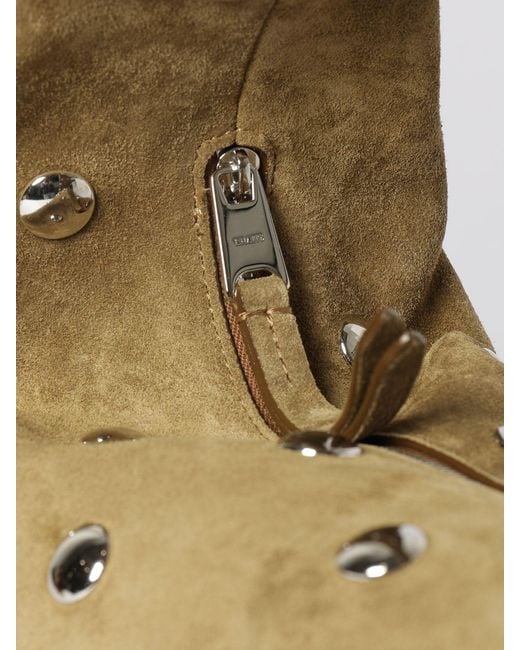 Borsa Olivia di Khaite in Metallic