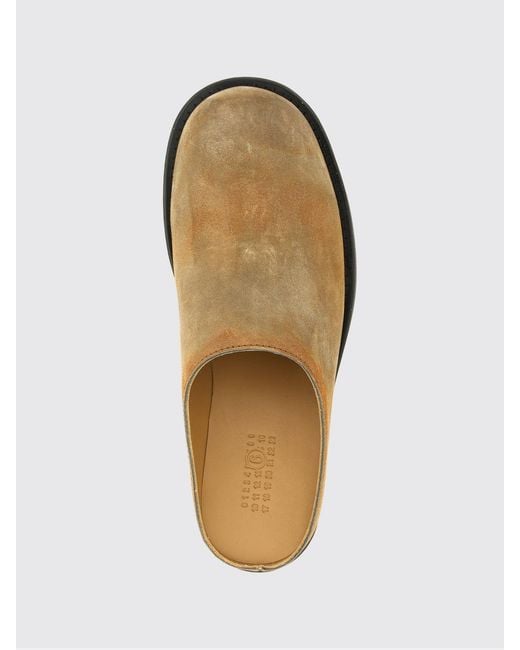 MM6 by Maison Margiela White Mules for men