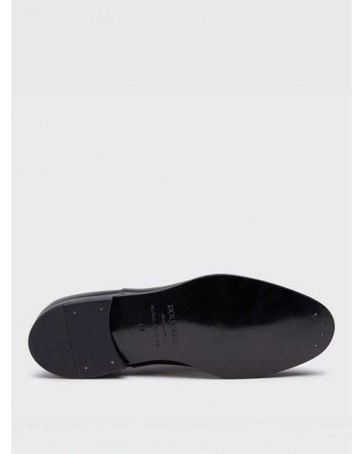 Doucal's Black Brogue Shoes for men