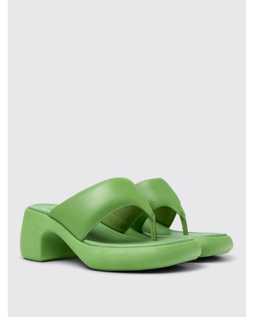 Camper Green Flache sandalen