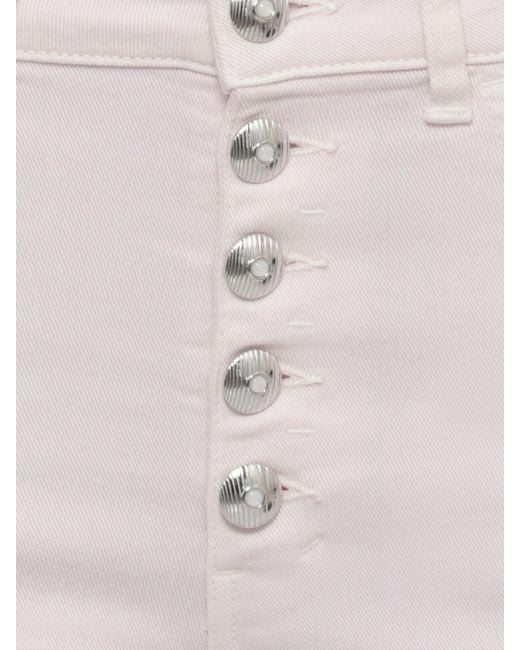 Dondup White Slim Fit Denim Jeans