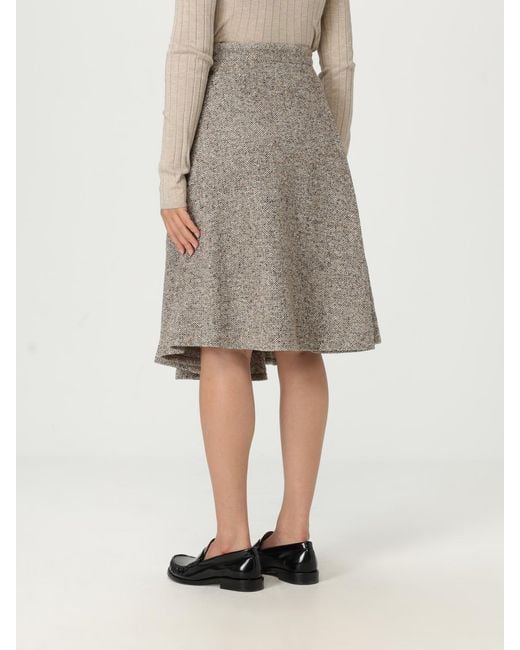 Brunello Cucinelli Natural Skirt