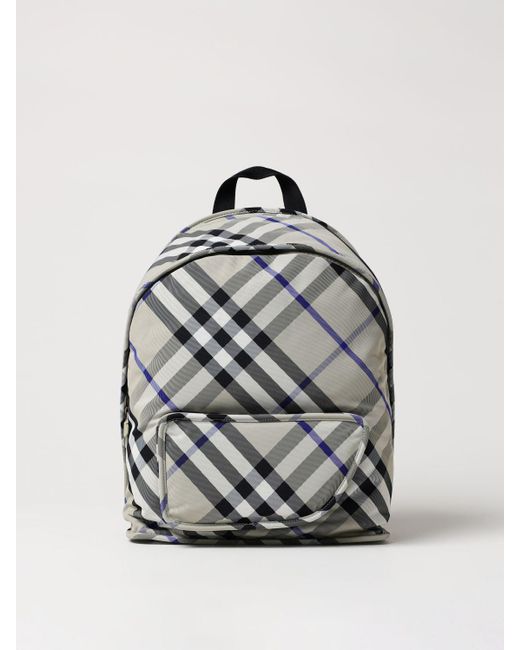 Burberry Gray Backpack for men