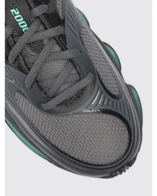 New Balance Gray Abzorb 2000 Rubber And Mesh Sneakers for men