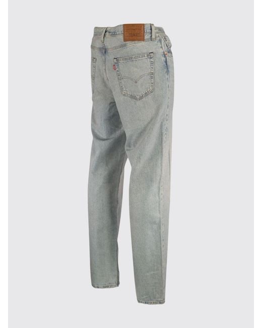 Levi's Gray Cotton Denim Palazzo Jeans for men