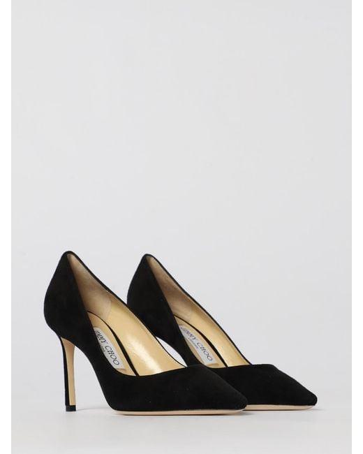 Jimmy Choo Black Romy Suede Pumps