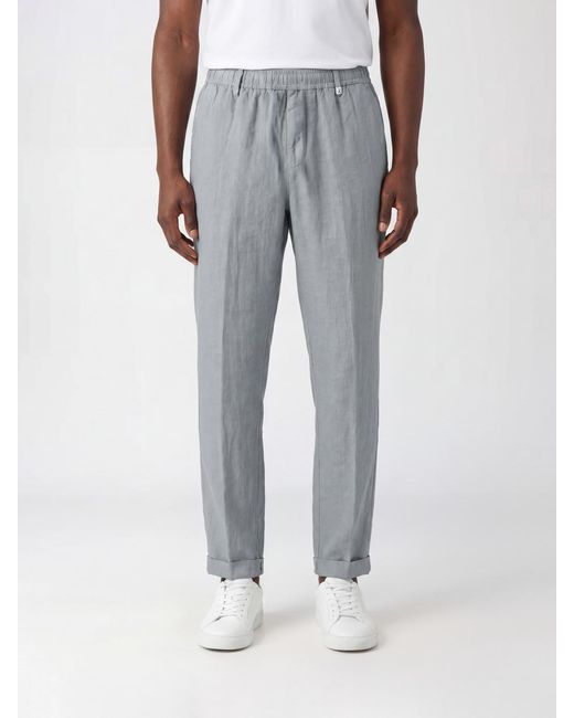 Myths Gray Wool Tailored Trousers for men