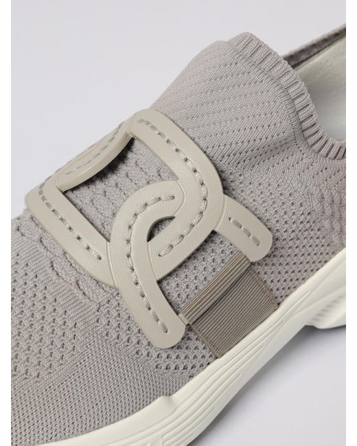 Baskets En Maille À Patch Logo Tod's en coloris White