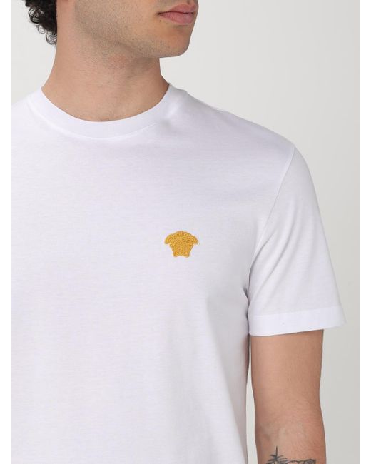T-Shirt Homme Versace pour homme en coloris White