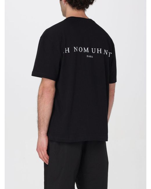 T-shirt in cotone di Ih Nom Uh Nit in Black da Uomo