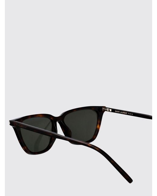 Saint Laurent Black Sl 889 Sulpice Thin Recycled Acetate Sunglasses