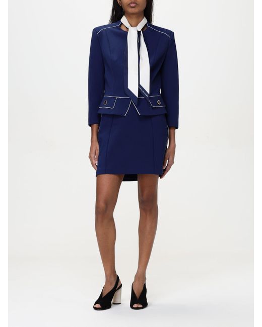 Americana Mujer Elisabetta Franchi de color Blue