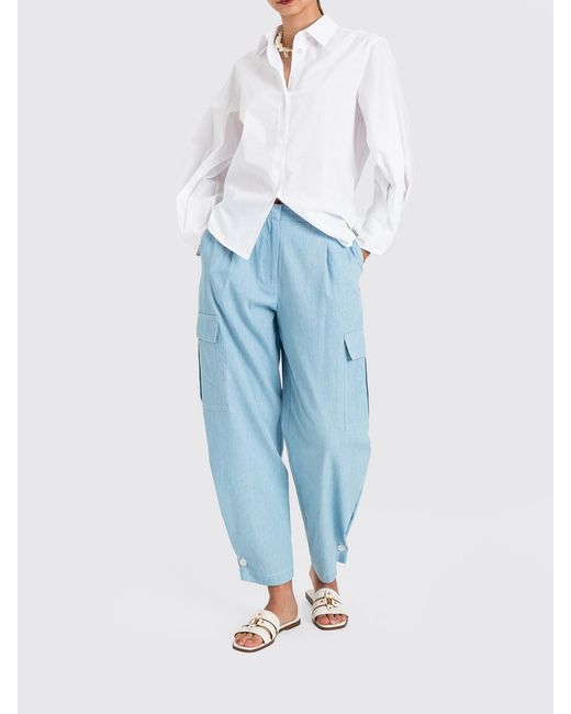 Twinset White Classic Cotton Shirt