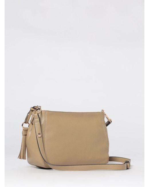 Liu Jo Natural Grained Faux Leather Cirry Bag