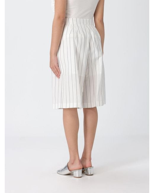 Liu Jo White Tailored Cotton Blend Pants