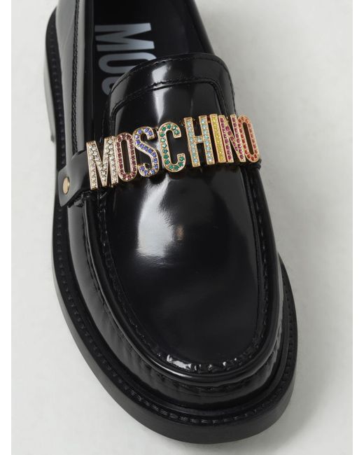 Mocassins Moschino Couture en coloris Black