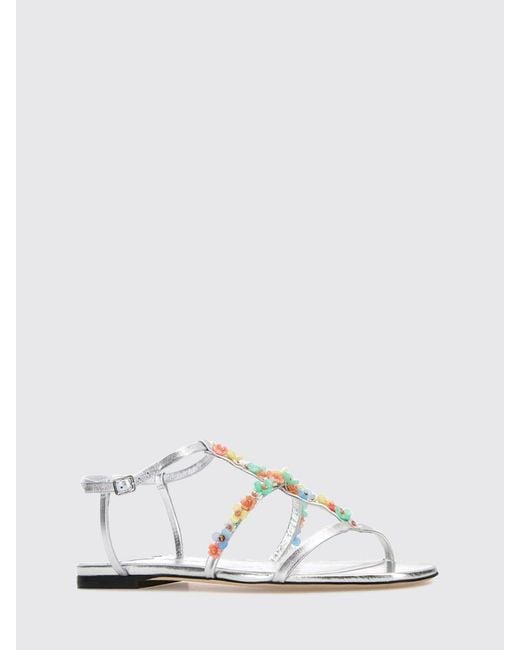Jimmy Choo White Heeled Sandal