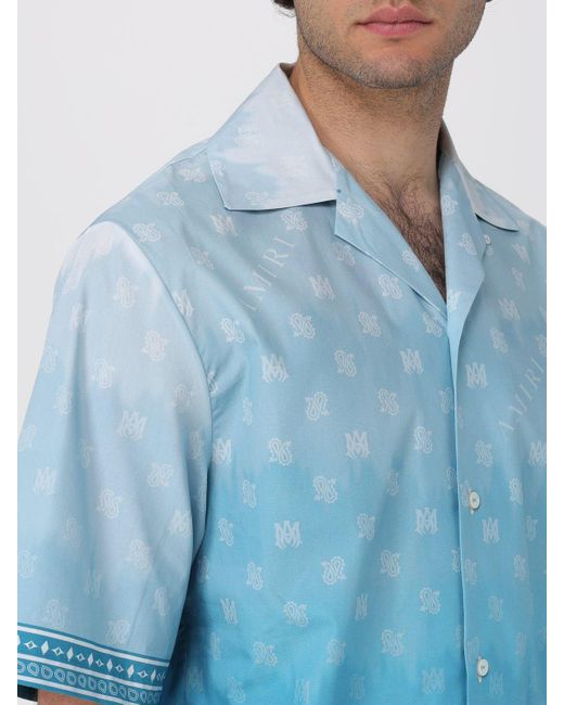 Camisa Amiri de hombre de color Blue