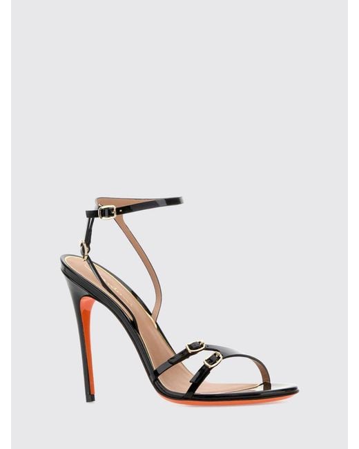 Santoni White High Heel Shoes