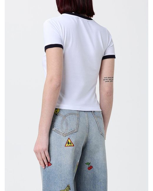 Fiorucci White Printed Cotton T-Shirt
