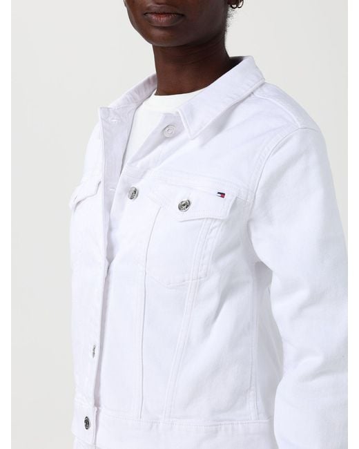 Tommy Hilfiger White Denim Jacket