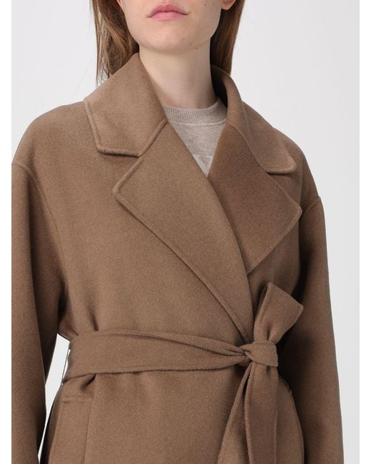 Max Mara Natural Wool Coat