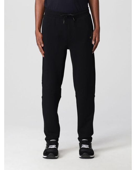 armani exchange black pants