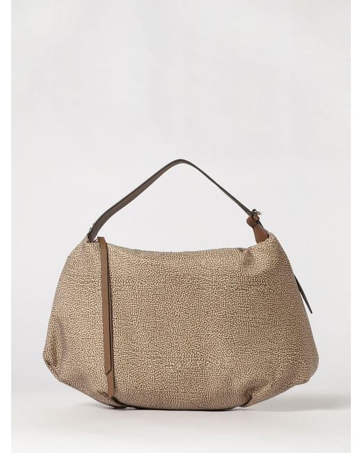 Borbonese Natural Shoulder Bag