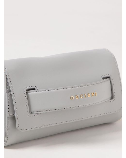 Orciani White Clutch Damen
