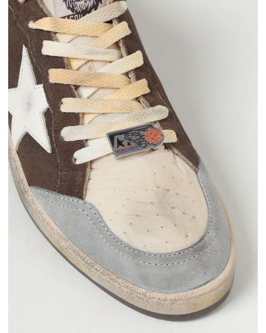 Sneakers Ball Star in pelle used di Golden Goose Deluxe Brand in Multicolor da Uomo