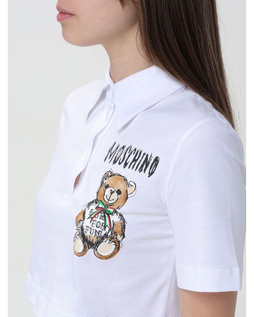 Camiseta Moschino Couture de color White