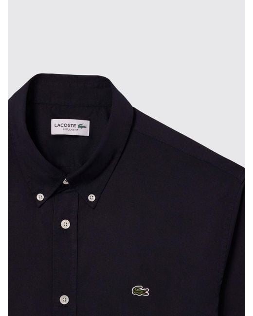 Lacoste Blue Classic Cotton Shirt for men