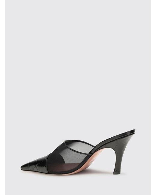 AMINA MUADDI Black Jamie Mesh Mules