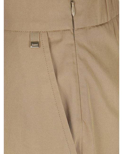 Herno Natural High-Waisted Wide-Leg Trousers