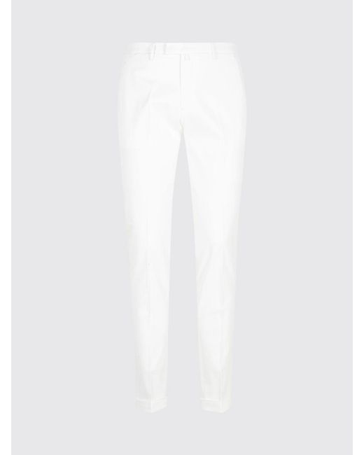 Briglia 1949 White Cotton Chino Trousers for men