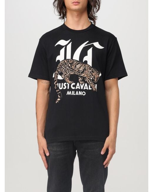 Just Cavalli Black T-shirt for men